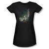 The Hobbit Desolation Of Smaug Shirt Juniors At Smaug&#039;s Door Black Tee T-Shirt