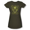 The Hobbit Desolation Of Smaug Shirt Juniors Guards Of Mirkwood Green Tee T-Shirt