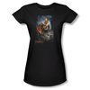 The Hobbit Desolation Of Smaug Shirt Juniors Thranduil&#039;s Realm Black Tee T-Shirt