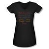 The Hobbit Desolation Of Smaug Shirt Juniors V Neck Keyhole Black Tee T-Shirt