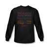 The Hobbit Desolation Of Smaug Shirt Keyhole Long Sleeve Black Tee T-Shirt