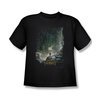 The Hobbit Desolation Of Smaug Shirt Kids At Smaug&#039;s Door Black Youth Tee T-Shirt