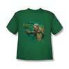 The Hobbit Desolation Of Smaug Shirt Kids Greenleaf Kelly Green Youth Tee T-Shirt