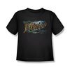 The Hobbit Desolation Of Smaug Shirt Kids Greetings From Mirkwood Black Youth Tee T-Shirt