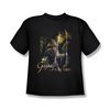 The Hobbit Desolation Of Smaug Shirt Kids Sword And Staff Black Youth Tee T-Shirt