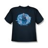 The Hobbit Desolation Of Smaug Shirt Kids Tangled Web Navy Youth Tee T-Shirt