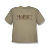 The Hobbit Desolation Of Smaug Shirt Kids Textured Logo Sand Youth Tee T-Shirt