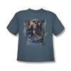 The Hobbit Desolation Of Smaug Shirt Kids Three Dwarves Slate Youth Tee T-Shirt