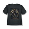 The Hobbit Desolation Of Smaug Shirt Kids Weapons Drawn Charcoal Youth Tee T-Shirt