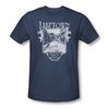 The Hobbit Desolation Of Smaug Shirt Laketown Simple Adult Heather Navy Tee T-Shirt