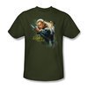 The Hobbit Desolation Of Smaug Shirt Legolas Greenleaf Adult Military Green Tee T-Shirt