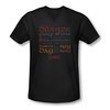 The Hobbit Desolation Of Smaug Shirt Slim Fit V Neck Keyhole Black Tee T-Shirt