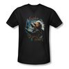 The Hobbit Desolation Of Smaug Shirt Slim Fit V Neck Knives Black Tee T-Shirt