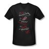 The Hobbit Desolation Of Smaug Shirt Slim Fit V Neck Tail Claws Black Tee T-Shirt