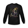 The Hobbit Desolation Of Smaug Shirt Sword And Staff Long Sleeve Black Tee T-Shirt