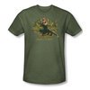 The Hobbit Desolation Of Smaug Shirt Tauriel Adult Heather Safari Military Tee T-Shirt