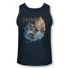 The Hobbit Desolation Of Smaug Tank Top Barreling Down Navy Tanktop