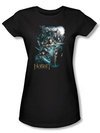 The Hobbit Juniors Shirt Movie Unexpected Journey Adventure Black Tee