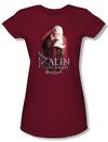 The Hobbit Juniors Shirt Movie Unexpected Journey Balin Cardinal Tee