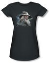 The Hobbit Juniors Shirt Movie Unexpected Journey Gandalf Charcoal Tee