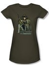 The Hobbit Juniors Shirt Movie Unexpected Journey Kili Green Tee