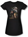 The Hobbit Juniors Shirt Movie Unexpected Journey Painting Black Tee