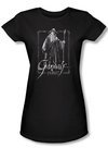 The Hobbit Juniors Shirt Unexpected Journey Gandalf Black T-shirt