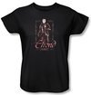 The Hobbit Ladies Shirt Movie Unexpected Journey Elrond Black Tee