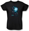 The Hobbit Ladies Shirt Movie Unexpected Journey Warg Moon Black Tee