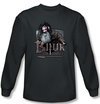 The Hobbit Shirt Movie Unexpected Journey Bifur Charcoal Long Sleeve