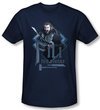 The Hobbit Shirt Movie Unexpected Journey Fili Navy Blue Slim Fit Tee