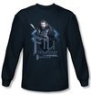 The Hobbit Shirt Movie Unexpected Journey Fili Navy Long Sleeve Tee