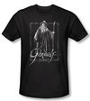 The Hobbit Shirt Movie Unexpected Journey Gandalf Black Slim Fit Tee