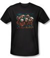 The Hobbit Shirt Movie Unexpected Journey Misty Goblin Black Slim Fit