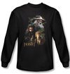 The Hobbit Shirt Movie Unexpected Journey Painting Black Long Sleeve