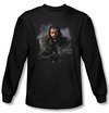 The Hobbit Shirt Movie Unexpected Journey Thorin Black Long Sleeve Tee