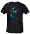 The Hobbit Shirt Movie Unexpected Journey Warg Black Slim Fit Tee