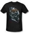 The Hobbit Shirt Unexpected Journey Characters Black Slim Fit Tee