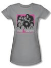 The L Word Juniors Shirt Cast Silver T-shirt Tee