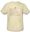 The L Word Shirt Chart Adult Cream T-Shirt Tee