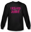 The L Word Shirt I Killed Jenny Black Long Sleeve T-Shirt Tee