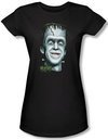 The Munsters Juniors T-shirt Hermans Head Black Tee Shirt