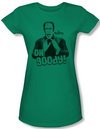 The Munsters Juniors T-shirt Oh Goody Herman Kelly Green Tee Shirt