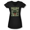 The Munsters Shirt Juniors V Neck Blocks Black T-Shirt