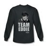 The Munsters Shirt Team Eddie Long Sleeve Charcoal T-Shirt