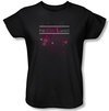 The Real L Word Ladies Shirt Flashy Logo Black T-Shirt Tee