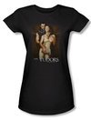 The Tudors Juniors Shirt Spilt Wine Black T-shirt Tee