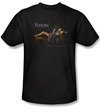 The Tudors Shirt The King And His Queen Adult Black T-Shirt Tee