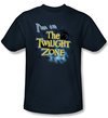 The Twilight Zone T-Shirt - I&#039;m In The Twilight Adult Navy Blue