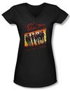 The Warriors Shirt Juniors V Neck One Gang Black Tee T-Shirt